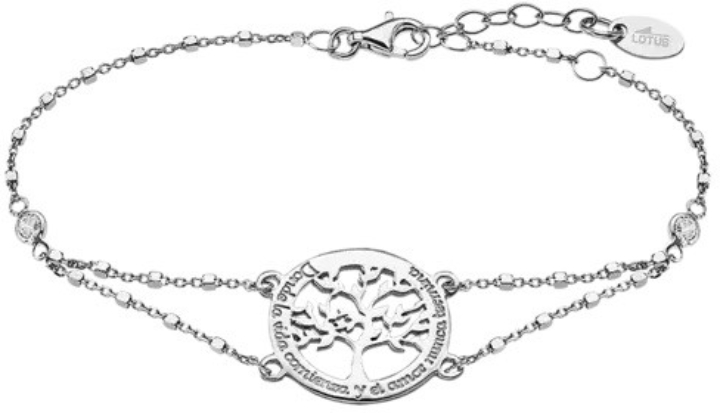Obrazek LOTUS SILVER bransoleta TREE OF LIFE