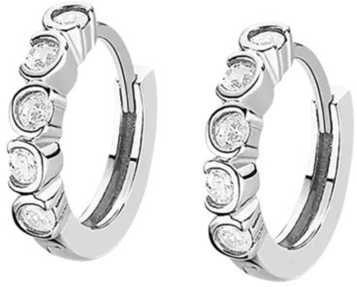 Obrazek LOTUS SILVER kolczyki ESSENTIALS