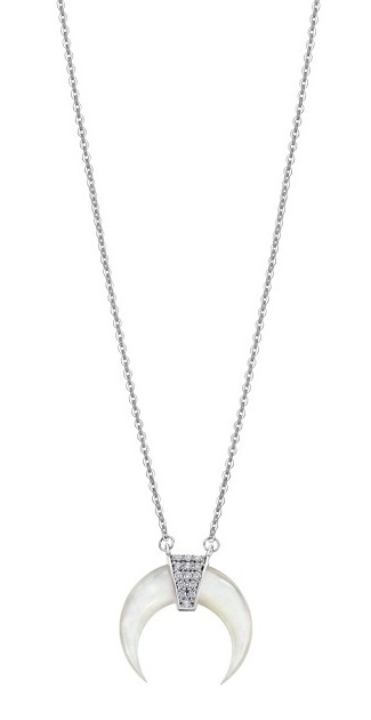 Obrazek LOTUS SILVER naszyjnik 