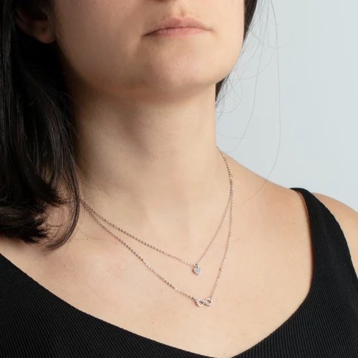 Obrazek LOTUS SILVER naszyjnik TRENDY