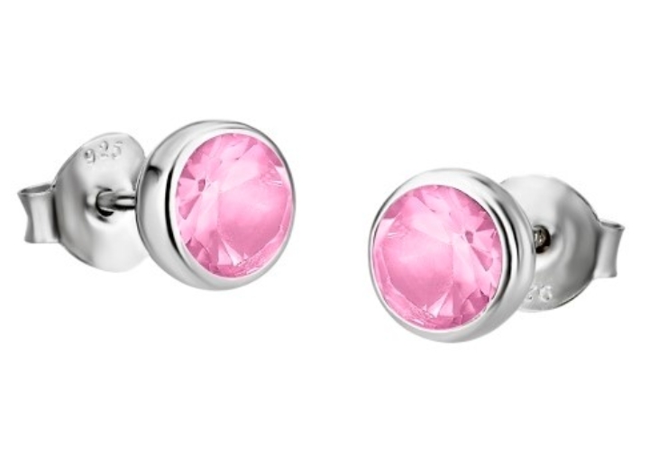 Obrazek LOTUS SILVER kolczyki 