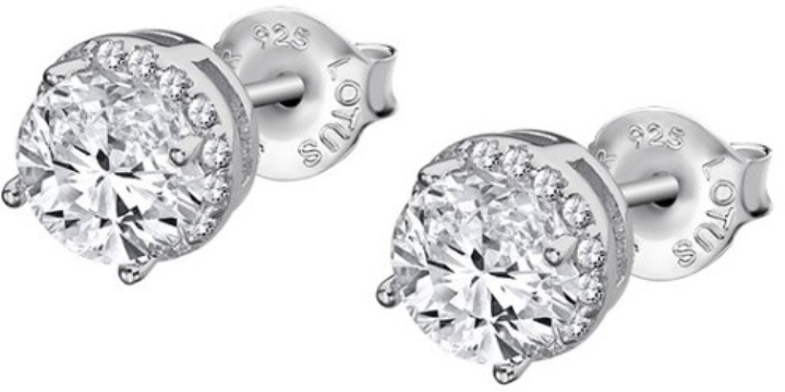 Obrazek LOTUS SILVER kolczyki ESSENTIALS