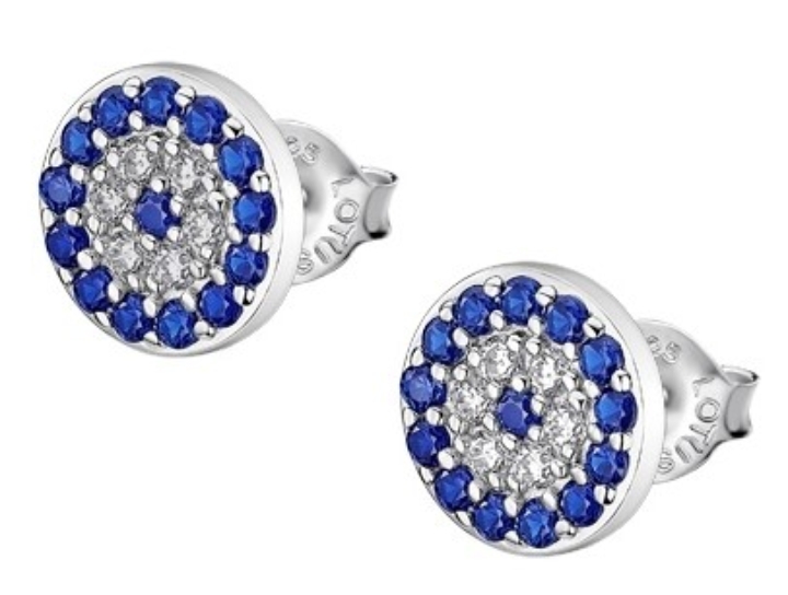 Obrazek LOTUS SILVER kolczyki MYSTIC