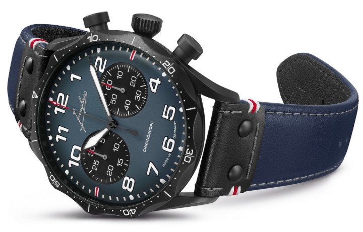 Obrazek Junghans Meister Pilot Chronoscope Navy Blue
