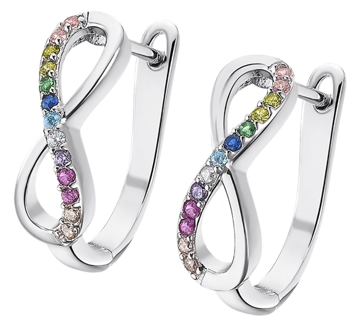 Obrazek LOTUS SILVER kolczyki IT GIRL