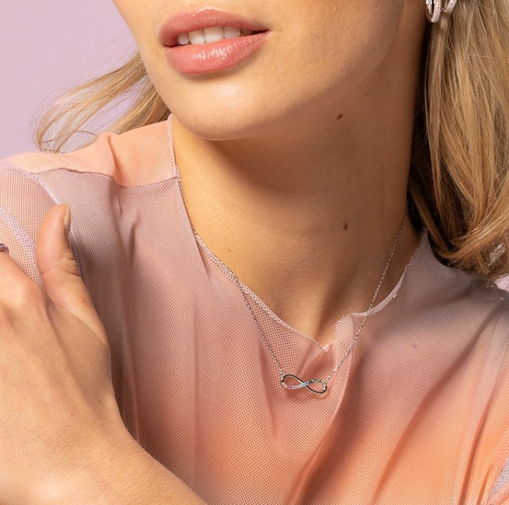 Obrazek LOTUS SILVER naszyjnik IT GIRL