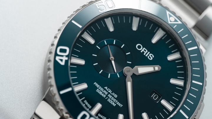 Obrazek Oris Aquis Small Second, Date