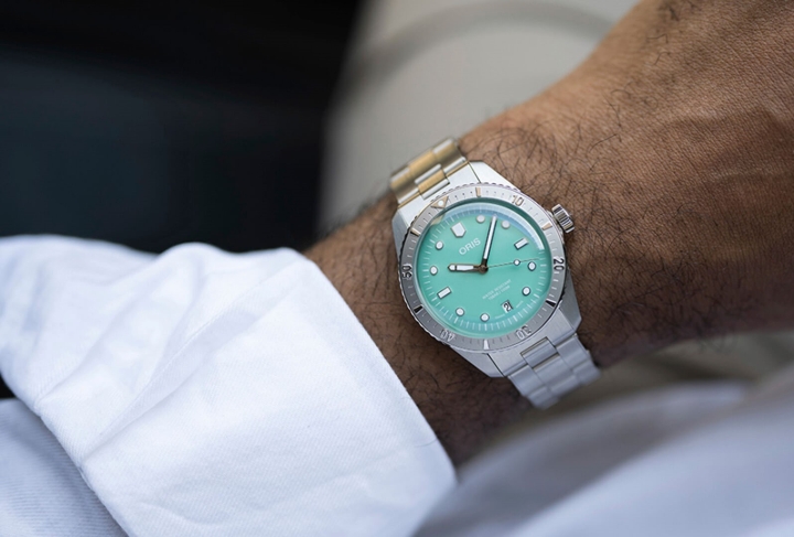 Obrazek Oris Divers Sixty-Five ‘Cotton Candy’