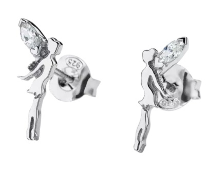 Obrazek LOTUS SILVER kolczyki 