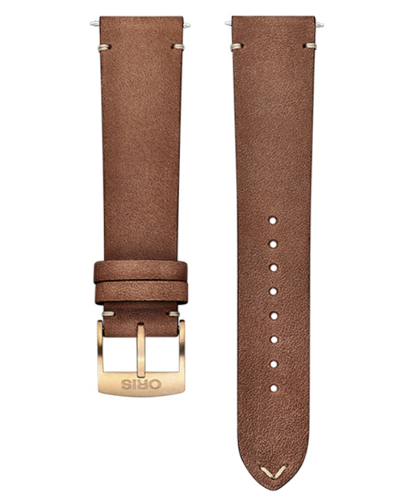 Obrazek pasek skórzany brązowy