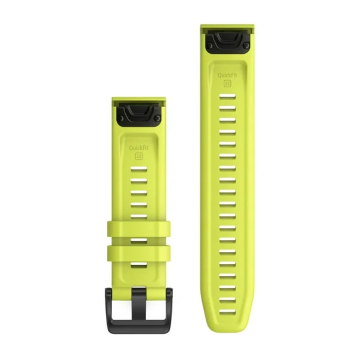 Obrazek Pasek Garmin QuickFit Amp Yellow Silicone 22