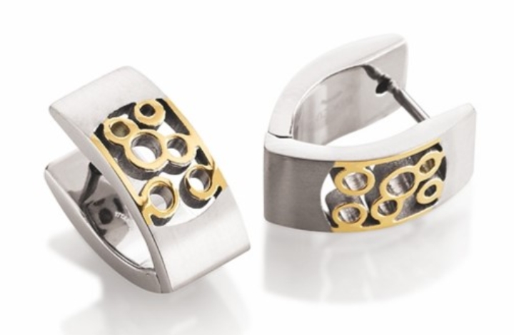 Obrazek BOCCIA TITANIUM kolczyki