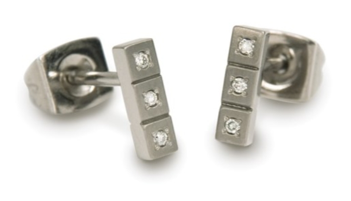 Obrazek BOCCIA TITANIUM kolczyki