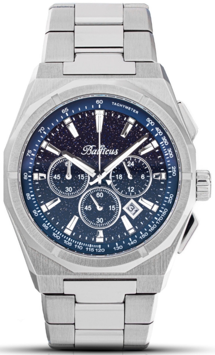 Obrazek Balticus Gwiezdny Pył Srebrny Chrono Quartz Awenturyn