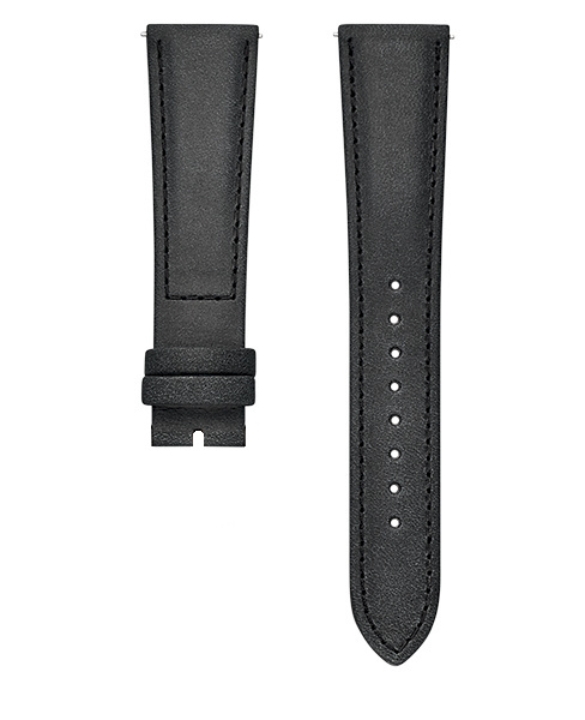 Obrazek pasek skórzany czarny (bez sprzączki)