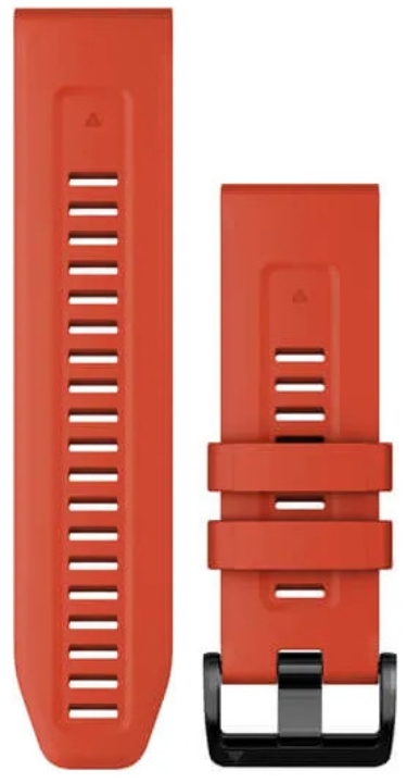 Obrazek Pasek Garmin QuickFit Flame Red Silicone 26