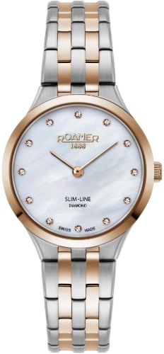 Zegarek damski Roamer Slim-Line Diamond 512847_49_89_20