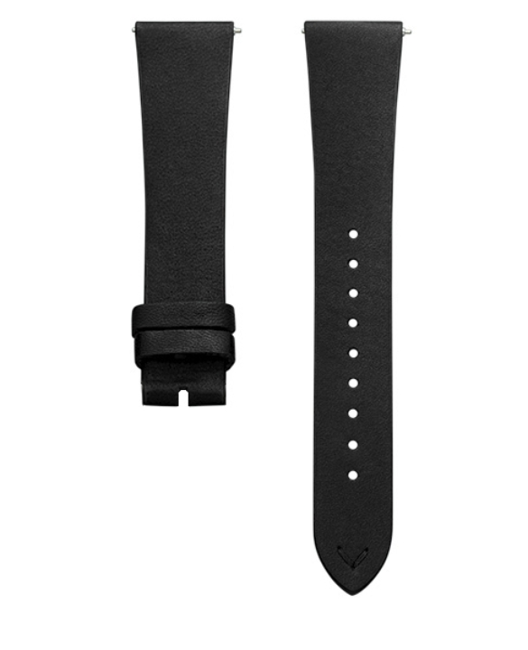 Obrazek pasek skórzany czarny (bez sprzączki)