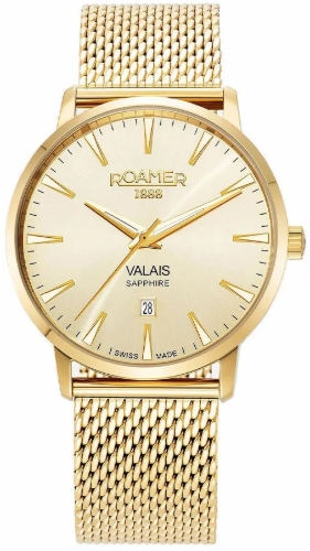 Zegarek Męski Roamer Valais 988833 48 35 05 - Bransoletka mesh w zestawie