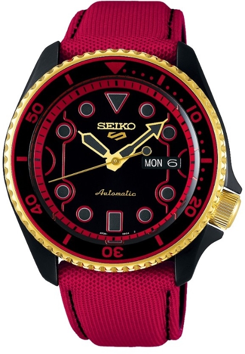 Obrazek Seiko 5 Sports Street Fighter V Limited Edition KEN - Rush ‘n’ Blaze