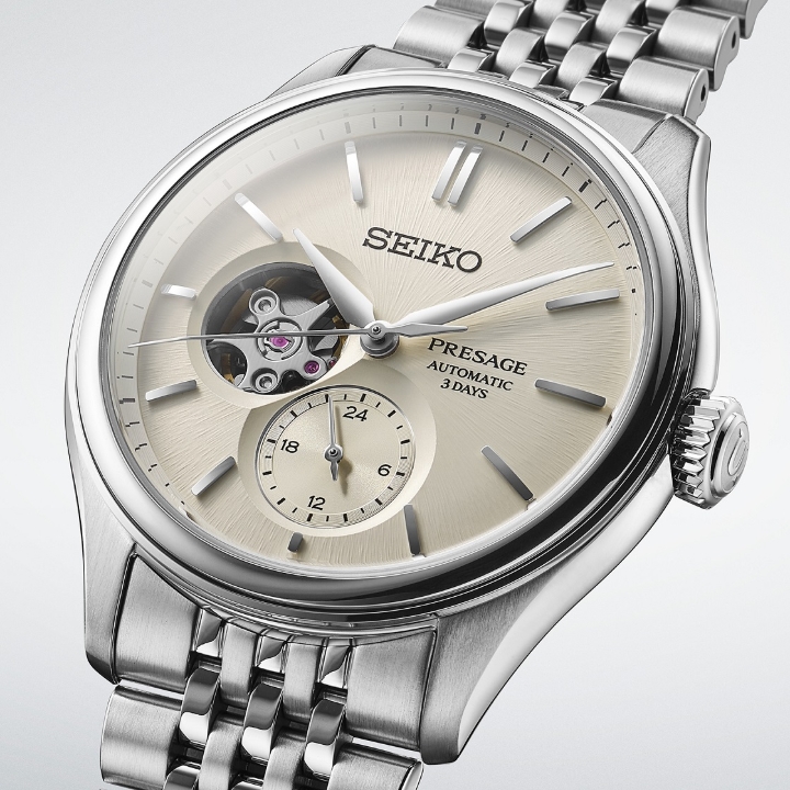 Obrazek Seiko Presage Classic ‘Shiro-iro’ Open Heart