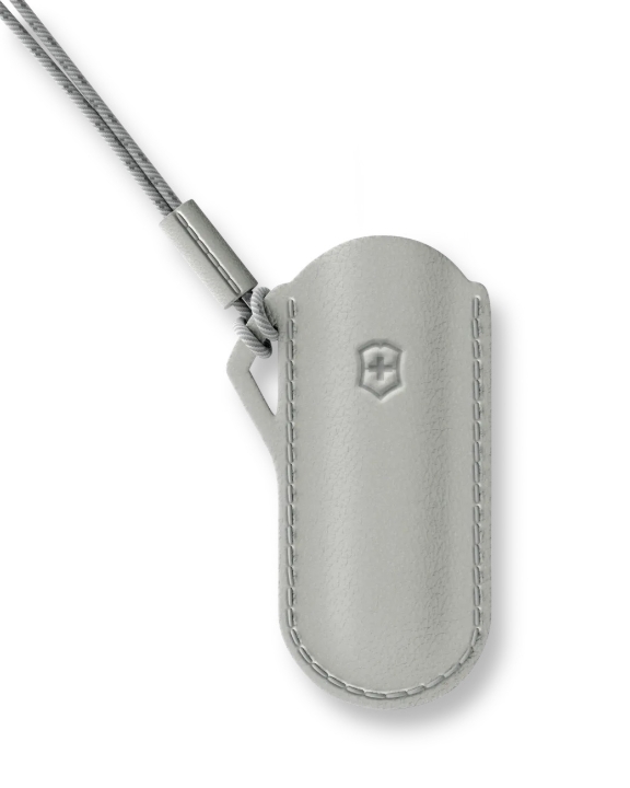 Obrazek Set Scyzoryk Victorinox ze skórzanym etui Classic SD 58, Cherry Blossom