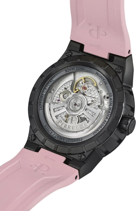 Obrazek Perrelet Turbine 41 Titanium Pink Flamingo