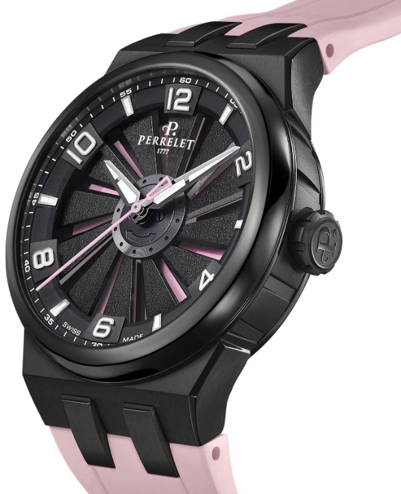 Obrazek Perrelet Turbine 41 Titanium Pink Flamingo