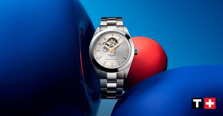 Obrazek Tissot Gentleman Powermatic 80 Open Heart