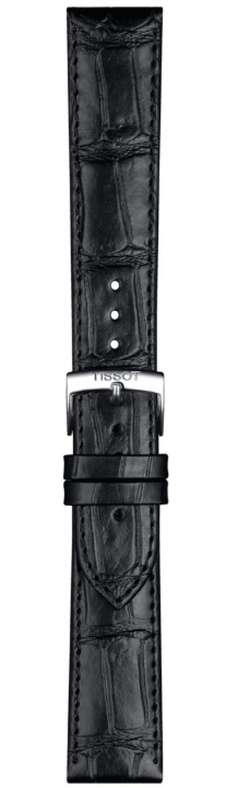 Obrazek SKÓRZANY CZARNY PASEK TISSOT 20 MM