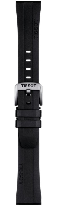 Obrazek GUMOWY CZARNY PASEK TISSOT 20 MM