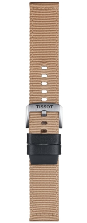Obrazek MATERIAŁOWY BEŻOWY PASEK TISSOT 22 MM