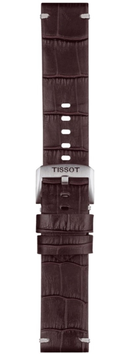 Obrazek SKÓRZANY BRĄZOWY PASEK TISSOT 22 MM