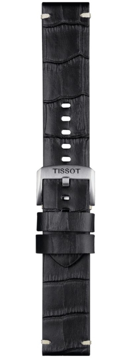 Obrazek SKÓRZANY CZARNY PASEK TISSOT 22 MM