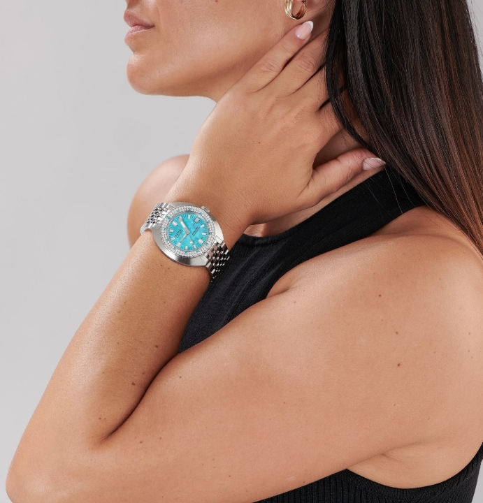 Obrazek DOXA Doxa SUB 200T Diamonds Aquamarine