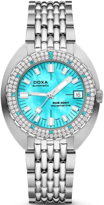 Obrazek DOXA Doxa SUB 200T Diamonds Aquamarine