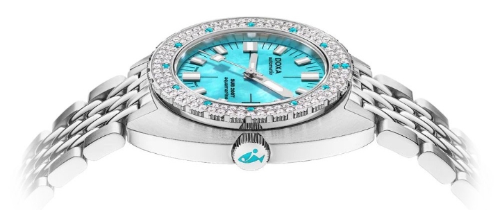 Obrazek DOXA Doxa SUB 200T Diamonds Aquamarine