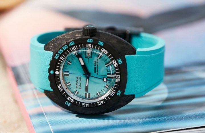 Obrazek DOXA Doxa SUB 300 Carbon Aquamarine