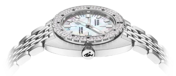 Obrazek DOXA Doxa SUB 200T Diamonds Whitepearl