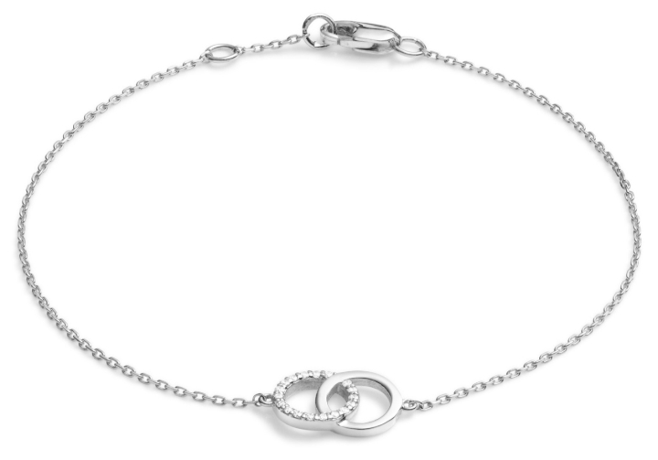 Obrazek Bransoletka LOEE Pure z białego złota z diamentami