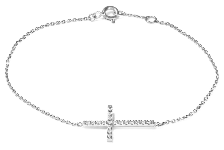 Obrazek Bransoletka LOEE Pure z białego złota z diamentami