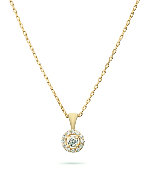 Obrazek Wisiorek LOEE Palette Diamonds z żółtego złota z diamentami