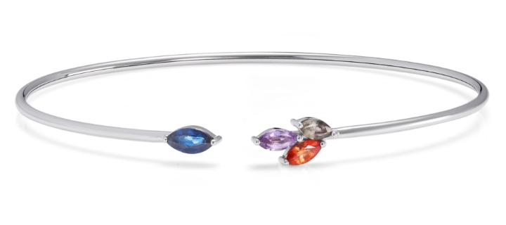 Obrazek Bransoletka LOEE Gaia z białego złota i szafirami