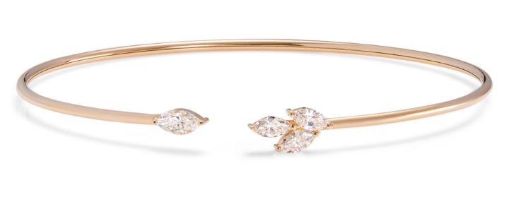 Obrazek Bransoletka LOEE Gaia z różowego złota z diamentami