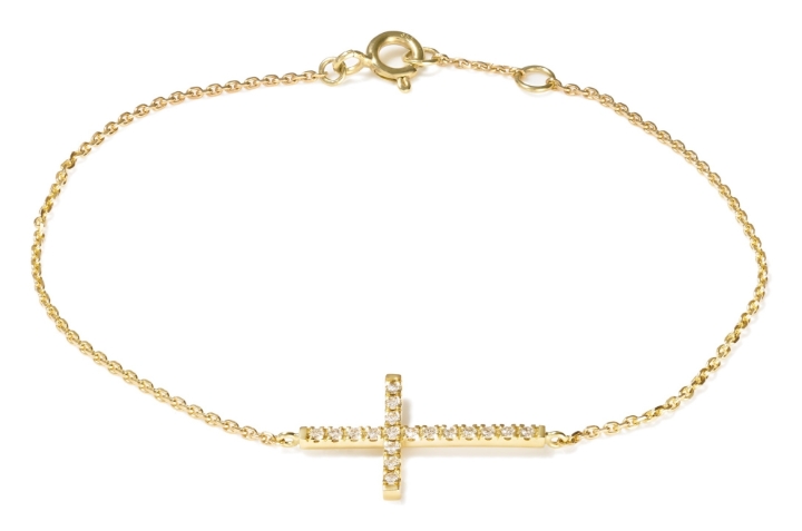 Obrazek Bransoletka LOEE Pure z żółtego złota z diamentami