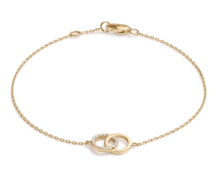 Obrazek Bransoletka LOEE Pure z żółtego złota z diamentami