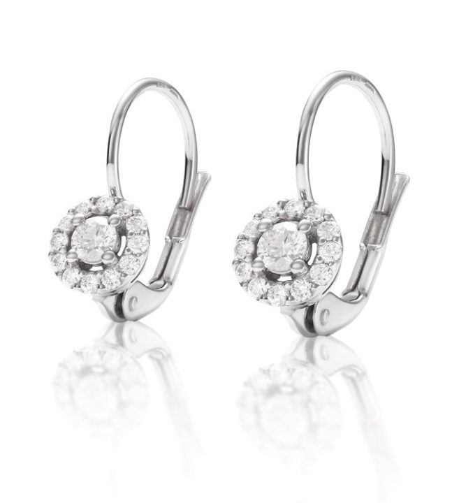 Obrazek Kolczyki LOEE Palette Diamonds z białego złota z diamentami