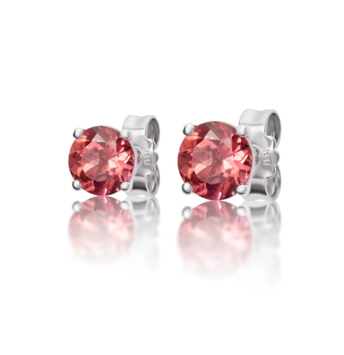 Obrazek Kolczyki LOEE Palette z białego złota s turmalíny