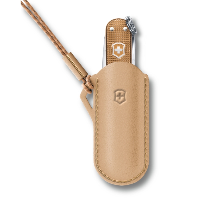 Obrazek Skórzane etui Victorinox Wet Sand dla Classic 58