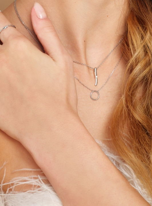 Obrazek Naszyjnik LOEE Essence z białego złota